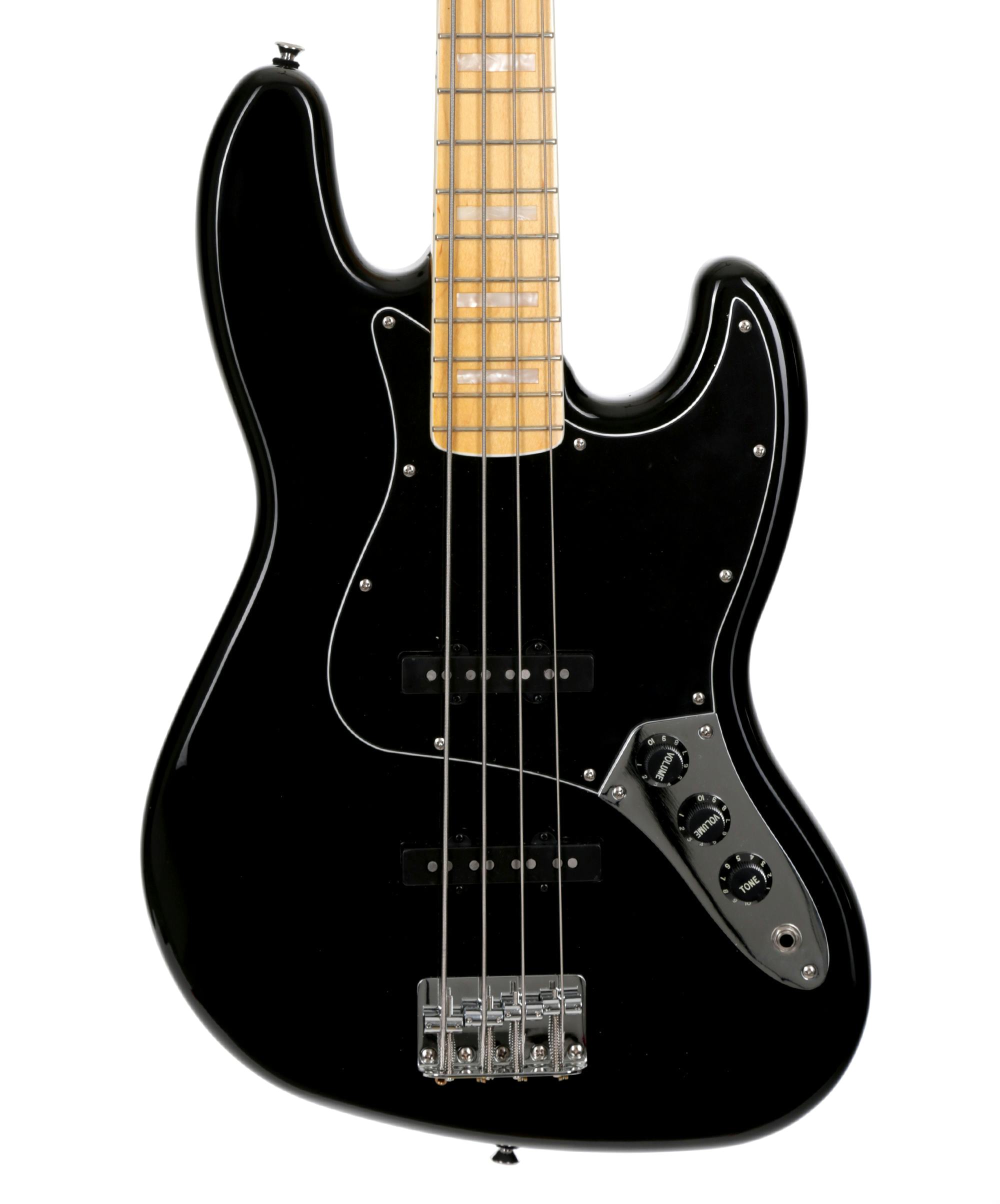 B Stock : Squier Vintage Modified Jazz Bass 77 in Black 